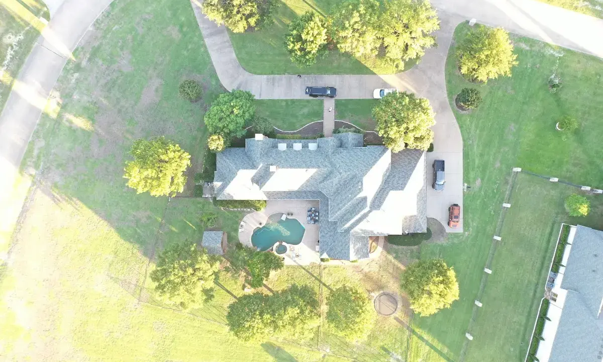 New shingle roof installation on a home in Mundelein